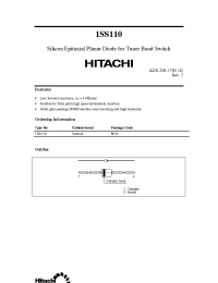 Datasheet 1SS110 производства Hitachi