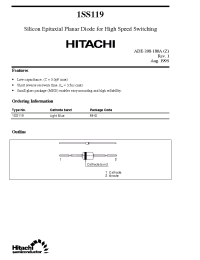 Datasheet 1SS119 производства Hitachi