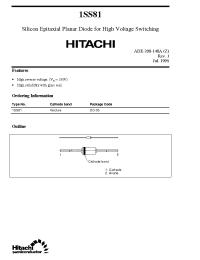 Datasheet 1SS81 производства Hitachi