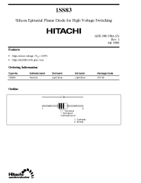 Datasheet 1SS83 производства Hitachi