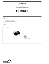 Datasheet 2SB1001 производства Hitachi