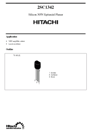 Datasheet 2SC1342 производства Hitachi
