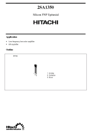 Datasheet 2SC3413 производства Hitachi