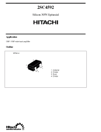 Datasheet 2SC4592 производства Hitachi