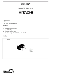 Datasheet 2SC5049 производства Hitachi