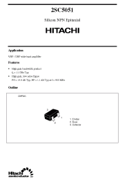 Datasheet 2SC5051 производства Hitachi