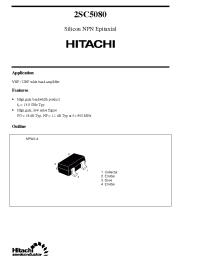 Datasheet 2SC5080 производства Hitachi