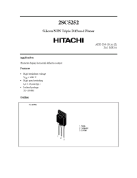 Datasheet 2SC5252 производства Hitachi
