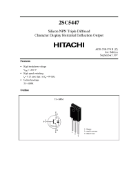 Datasheet 2SC5447 производства Hitachi
