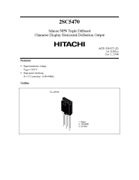 Datasheet 2SC5470 производства Hitachi