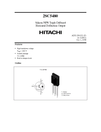 Datasheet 2SC5480 производства Hitachi