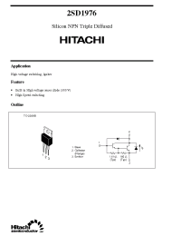 Datasheet 2SD1976 производства Hitachi