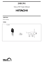 Datasheet 2SD2106 производства Hitachi