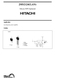 Datasheet 2SD2124L производства Hitachi