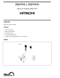 Datasheet 2SJ319L производства Hitachi