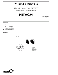 Datasheet 2SJ479 производства Hitachi