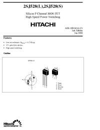 Datasheet 2SJ528S производства Hitachi