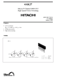 Datasheet 2SJ529L производства Hitachi