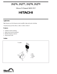 Datasheet 2SJ76 производства Hitachi