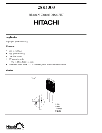 Datasheet 2SK1303 производства Hitachi
