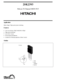 Datasheet 2SK2393 производства Hitachi