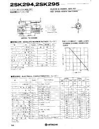 Datasheet 2SK295 производства Hitachi