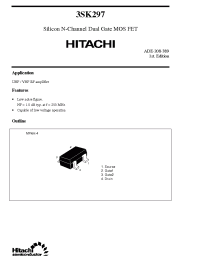Datasheet 3SK297 производства Hitachi