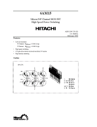 Datasheet 6AM15 manufacturer Hitachi
