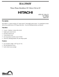 Datasheet HA13565F manufacturer Hitachi