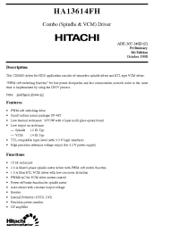 Datasheet HA13614 manufacturer Hitachi
