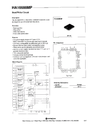 Datasheet HA16688MP manufacturer Hitachi