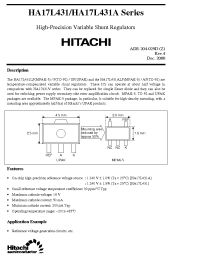 Datasheet HA17L431A manufacturer Hitachi