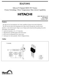 Datasheet HAF1001 производства Hitachi