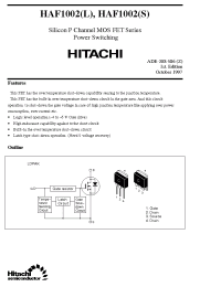 Datasheet HAF1002S производства Hitachi