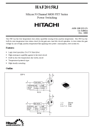 Datasheet HAF2015RJ производства Hitachi