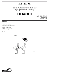Datasheet HAT1025R производства Hitachi