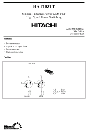 Datasheet HAT1031T производства Hitachi