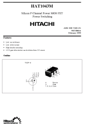 Datasheet HAT1043 производства Hitachi