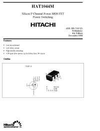Datasheet HAT1044M производства Hitachi