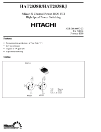 Datasheet HAT2038 производства Hitachi