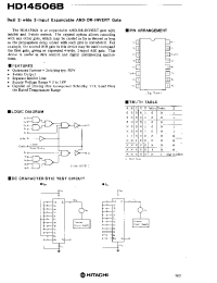 Datasheet HD14506B производства Hitachi