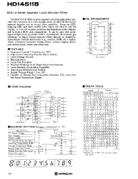Datasheet HD14511 производства Hitachi