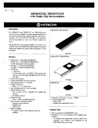 Datasheet HD404329C производства Hitachi