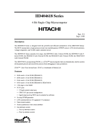Datasheet HD404612H производства Hitachi