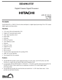 Datasheet HD49815 производства Hitachi