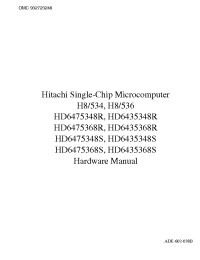 Datasheet HD6435348S производства Hitachi