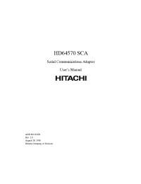 Datasheet HD64570 производства Hitachi