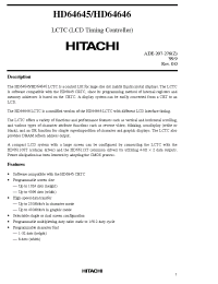 Datasheet HD64645 производства Hitachi