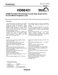 Datasheet HD66421 производства Hitachi