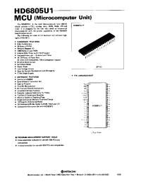 Datasheet HD6805U1 производства Hitachi